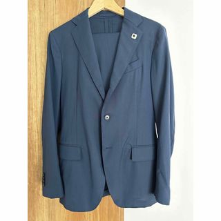 LARDINI ラルディーニ easy wear セットアップ 46 ネイビー