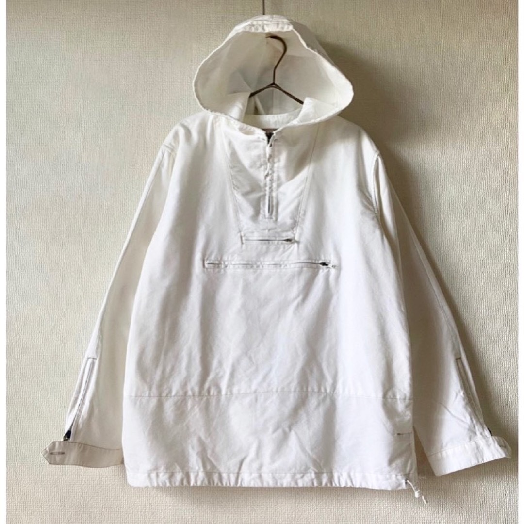 珍品 vintage 00s old gap テック ホワイト 白 ブルゾン