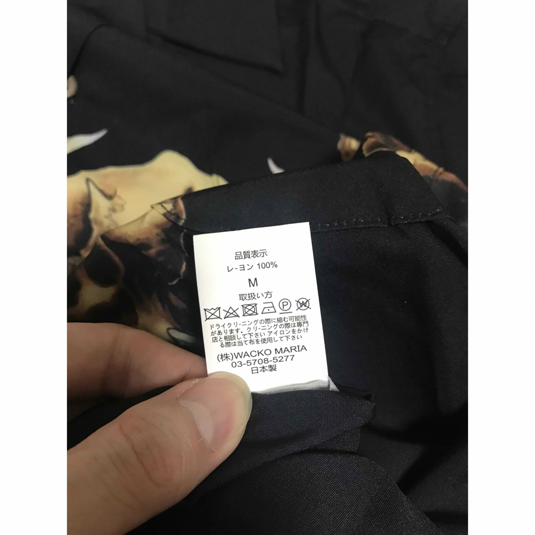 WACKO MARIA(ワコマリア)のWACKO MARIA  半袖シャツ　黒　サイズM メンズのトップス(シャツ)の商品写真