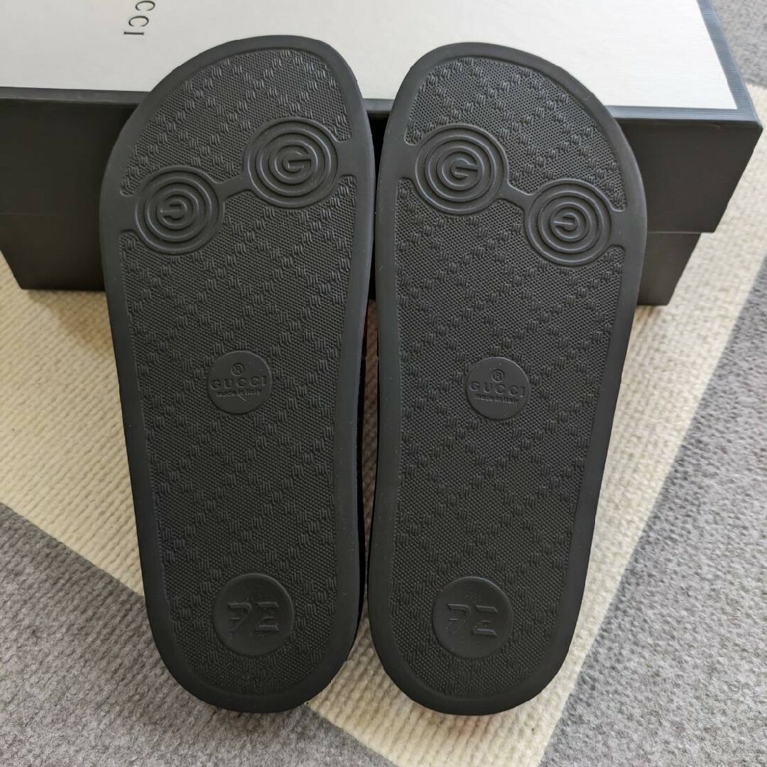 未使用 GUCCI ストロベリー スライドサンダル シューズ 35