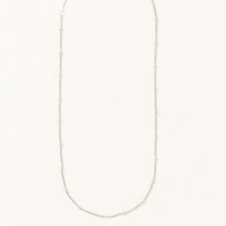 ルシェルブルー(LE CIEL BLEU)のSlim dot necklace silver No.1131(ネックレス)