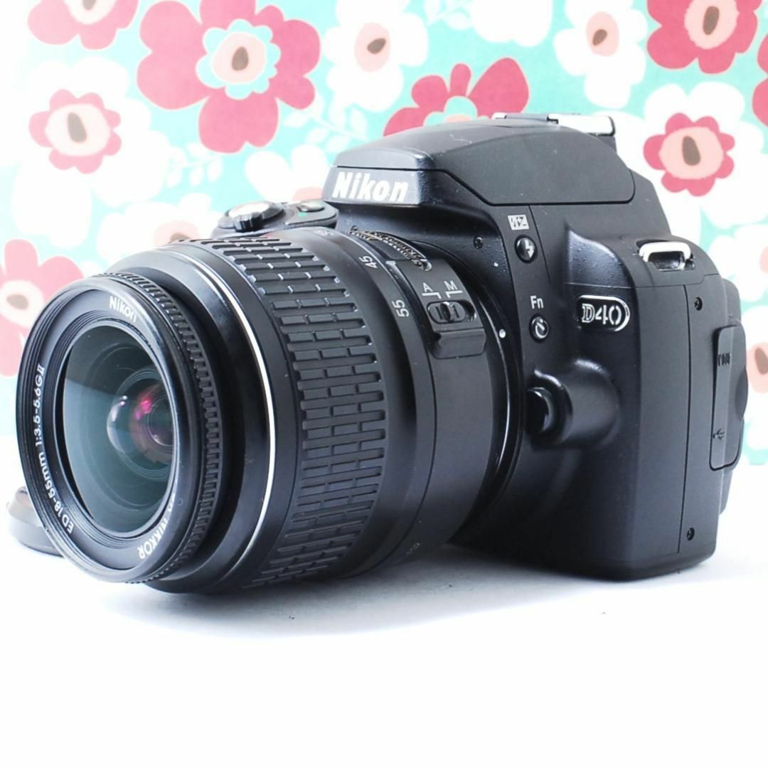 ❤️小さい軽い簡単綺麗❤Nikon Ｄ40❤届いてすぐ使える❤️初心者お勧め❤