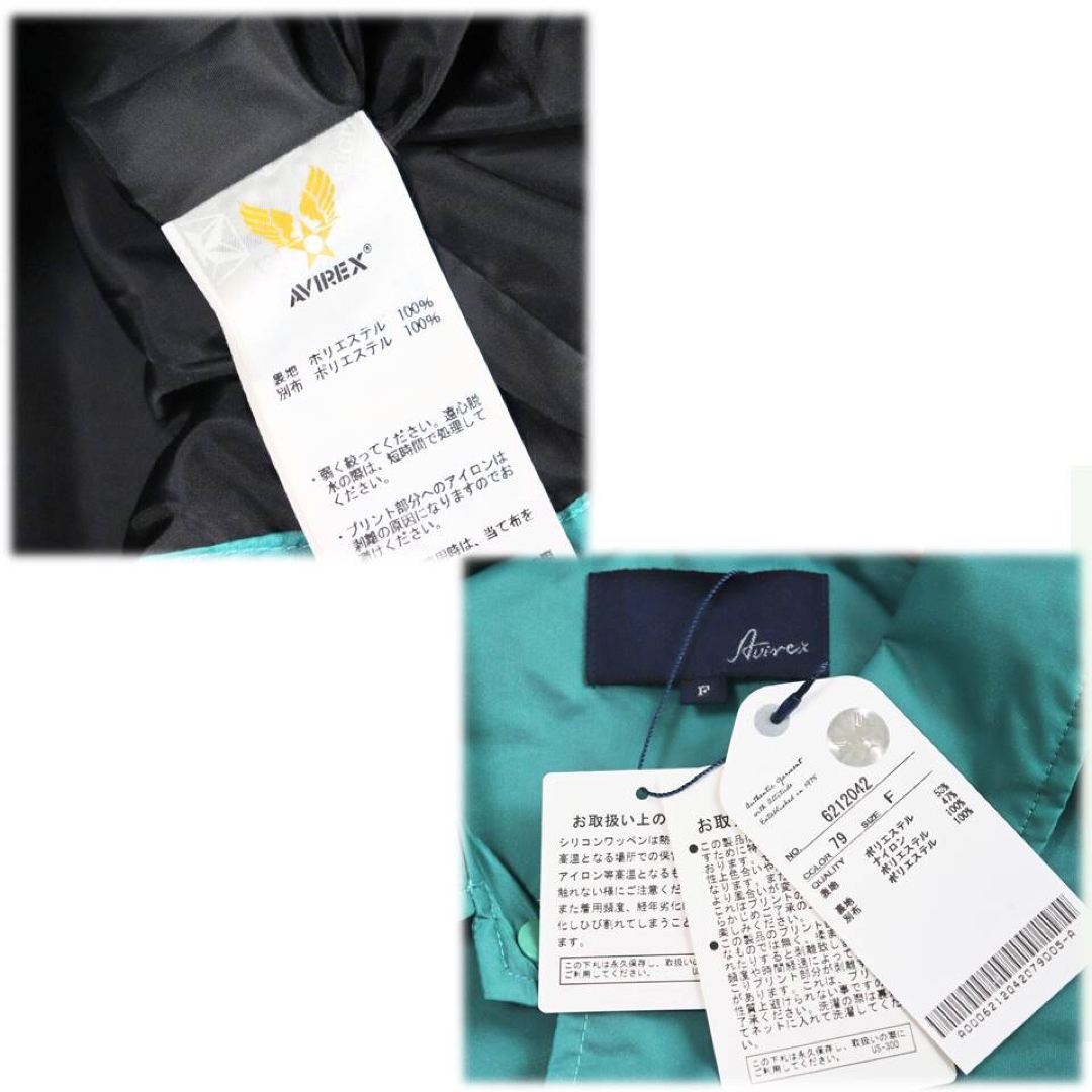 AVIREX(アヴィレックス)の《アヴィレックス》新品 ゆったりサイズ 撥水性・透湿性◎ コーチジャケット F レディースのジャケット/アウター(その他)の商品写真