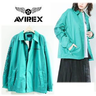 アヴィレックス(AVIREX)の《アヴィレックス》新品 ゆったりサイズ 撥水性・透湿性◎ コーチジャケット F(その他)