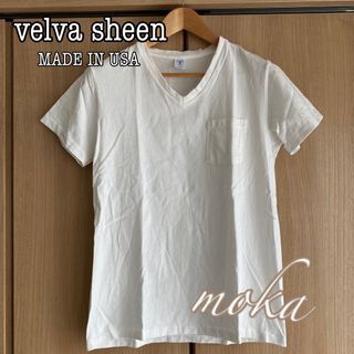 ベルバシーン(VELVA SHEEN)のvelva sheen ベルバシーン Vネック ポケットTシャツ USA製(Tシャツ/カットソー(半袖/袖なし))