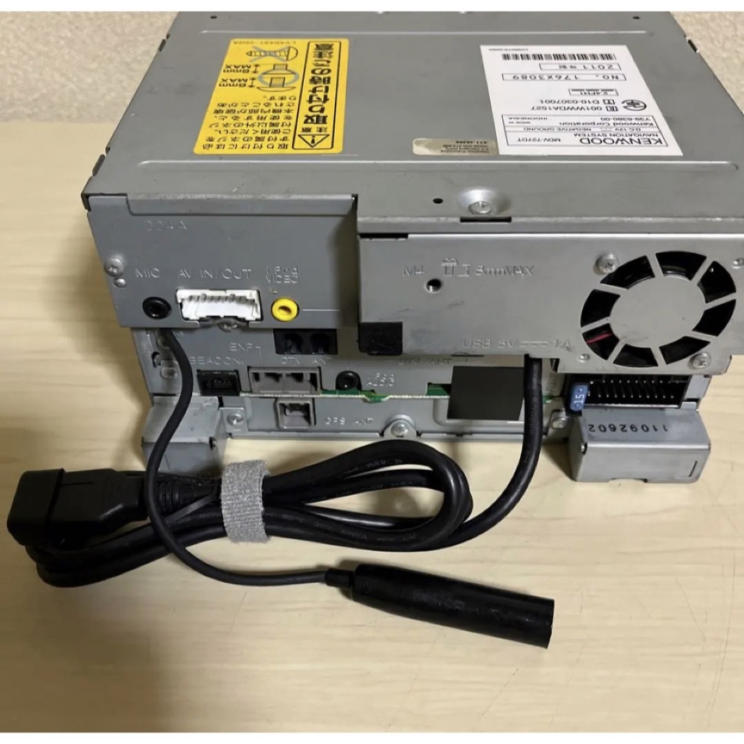 KENWOOD - KENWOOD最上位ナビMDV-727DT最新地図更新済 新品バック