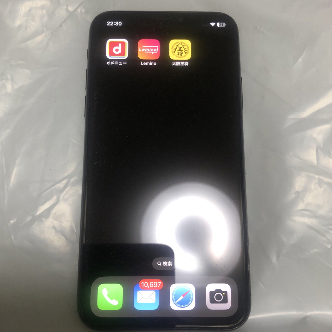 iPhone x アイフォン　アイフォーン　SIMフリー　完全動作品　黒256G