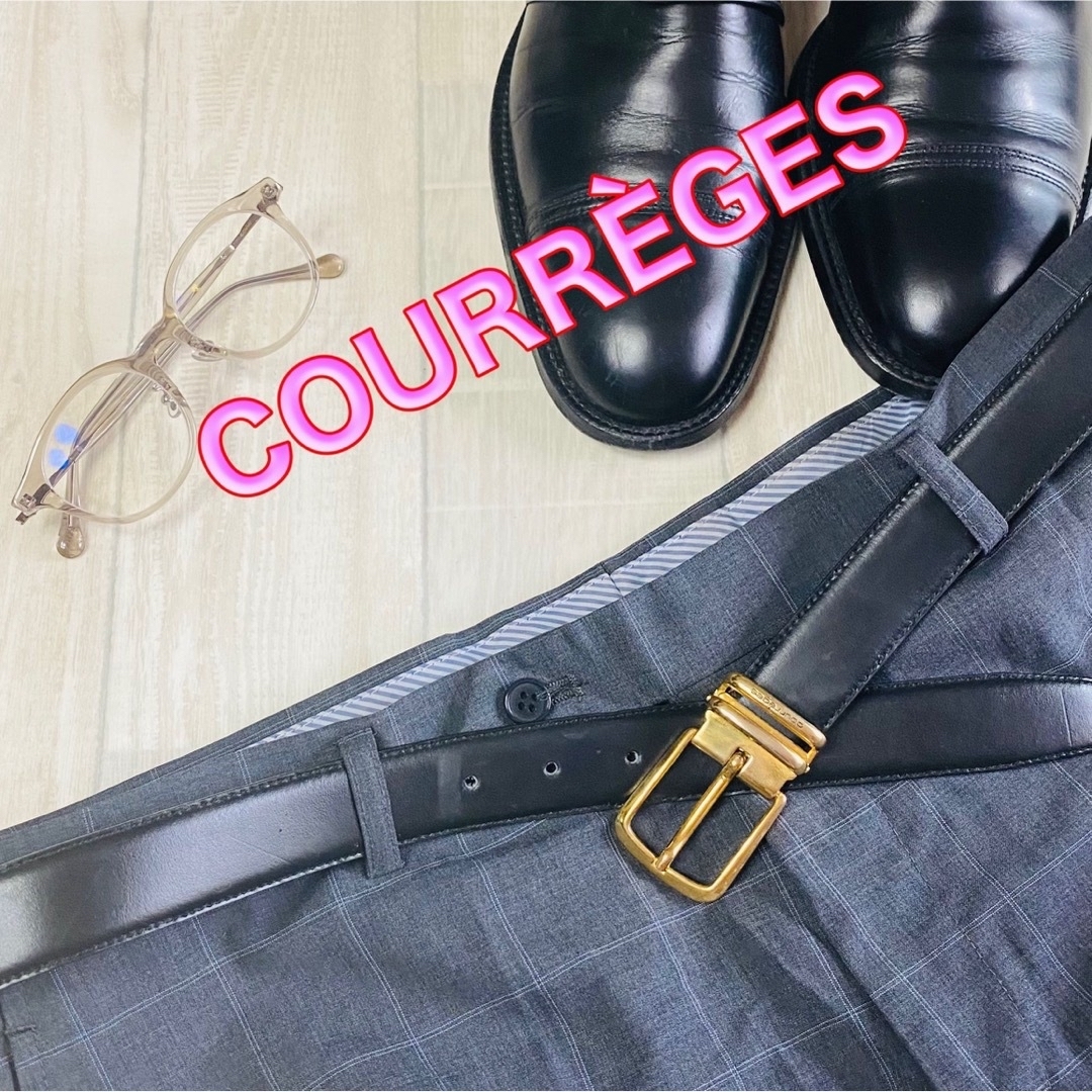 Courreges - クレージュ 黒 メンズ ベルトの通販 by TOSHI's shop