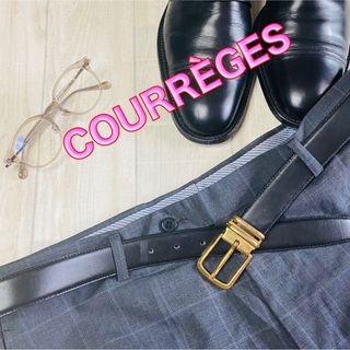 クレージュ(Courreges)のクレージュ 黒 メンズ ベルト(ベルト)