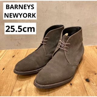 バーニーズニューヨーク／BARNEYS NEWYORK マウンテンブーツ トレッキングブーツ シューズ 靴 メンズ 男性 男性用スエード スウェード レザー 革 本革 ダークブラウン 茶 ブラウン  B144 SUEDE OLD BURNED ラグソール ヴィンテージ加工