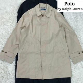 ポロラルフローレン(POLO RALPH LAUREN)の美品★ポロラルフローレン ステンカラーコート ボンディング 一枚袖 M　A455(ステンカラーコート)