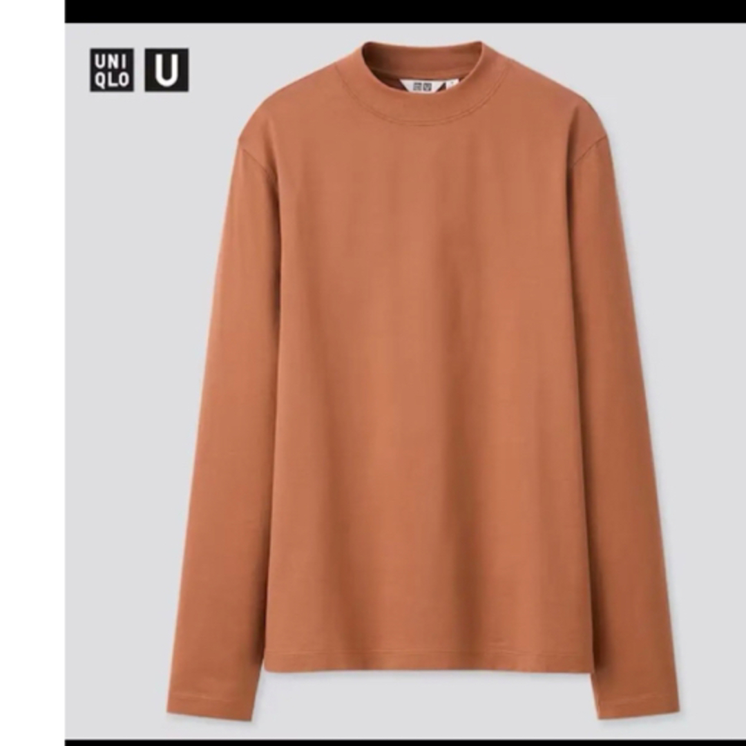 UNIQLO(ユニクロ)のユニクロ　UNIQLO   マーセライズコットンクルーネックT（長袖） レディースのトップス(Tシャツ(長袖/七分))の商品写真