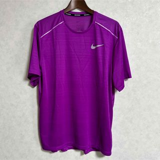 ナイキ(NIKE)のL NIKE 新品未使用 マイラー ランニング Tシャツ パープル(Tシャツ/カットソー(半袖/袖なし))