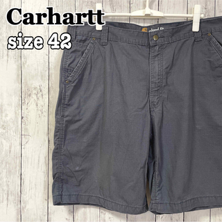 カーハート(carhartt)のCarhartt カーハート ショートパンツ 42 グレー ビッグサイズ 古着(ショートパンツ)