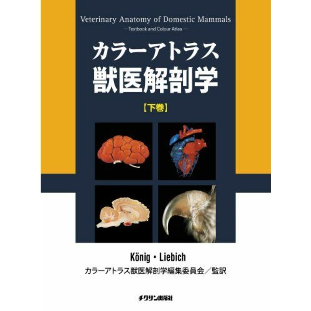 カラーアトラス獣医解剖学〈下巻〉 クーニッヒ，ホルスト・エーリッヒ、 リービッヒ，ハンス・ゲオルグ、 K¨onig，Horst Erich、 Liebich，Hans‐Georg; カラーアトラス獣医解剖学編集委員会