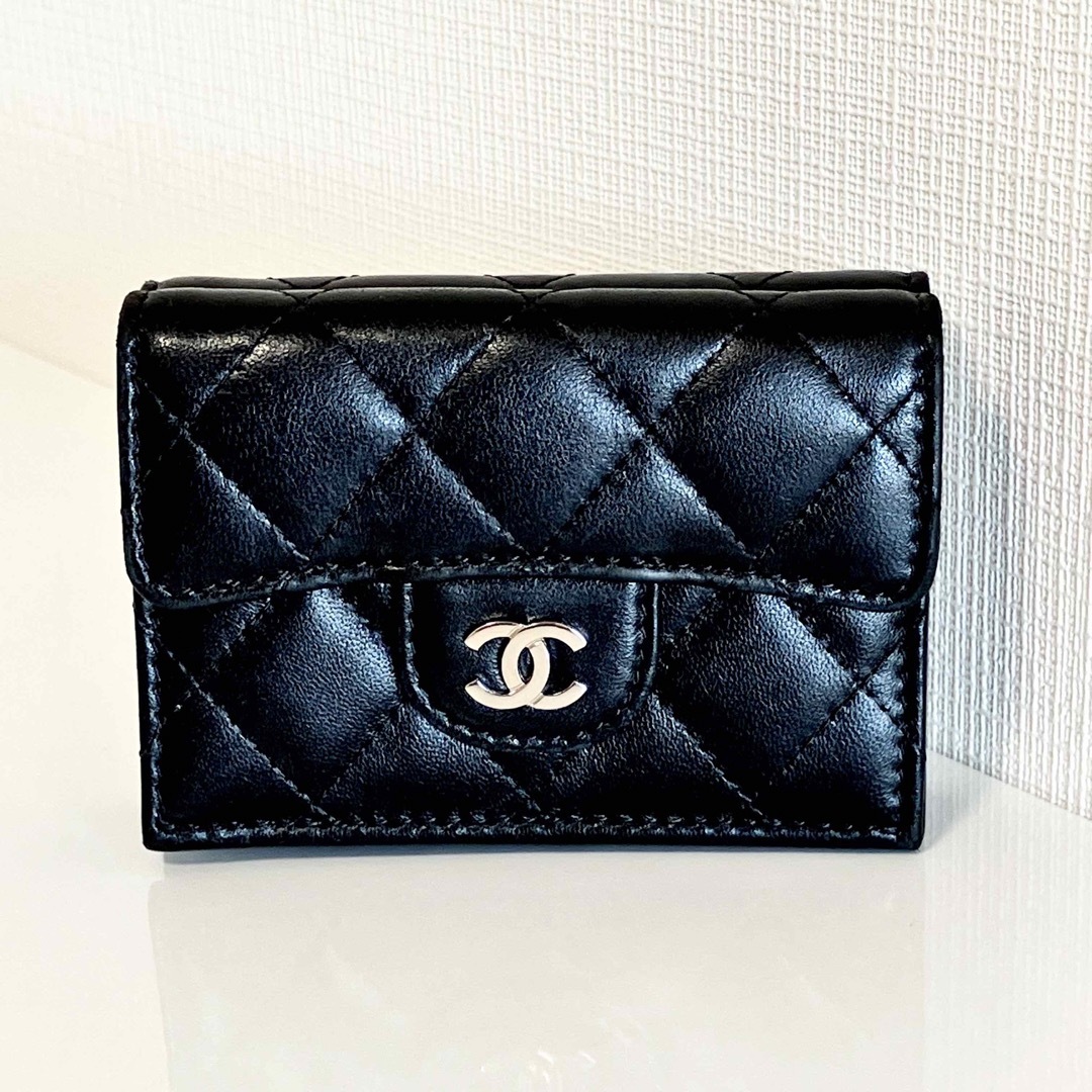 CHANEL  財布　ブラック黒　レディース