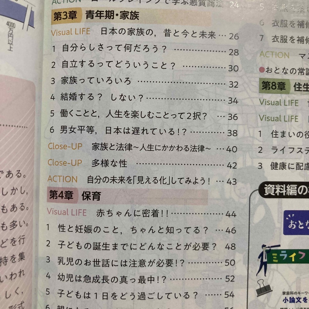 LIFEおとなガイド　家庭科　資料＋グラフ式成分表 エンタメ/ホビーの本(語学/参考書)の商品写真