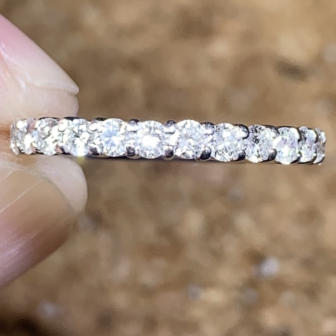 PonteVecchio(ポンテヴェキオ)のポンテヴェキオ　エタニティリング　k18 WG ダイヤ 0.55ct  リング レディースのアクセサリー(リング(指輪))の商品写真