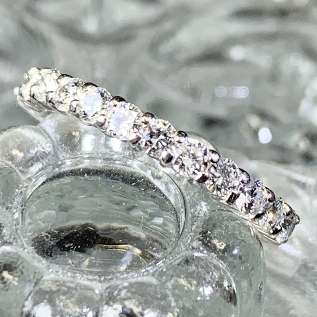 ポンテヴェキオ　エタニティリング　k18 WG ダイヤ 0.55ct  リングアクセサリー