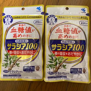 小林製薬 サラシア100 20日分 4袋セット 賞味期限 25年12月