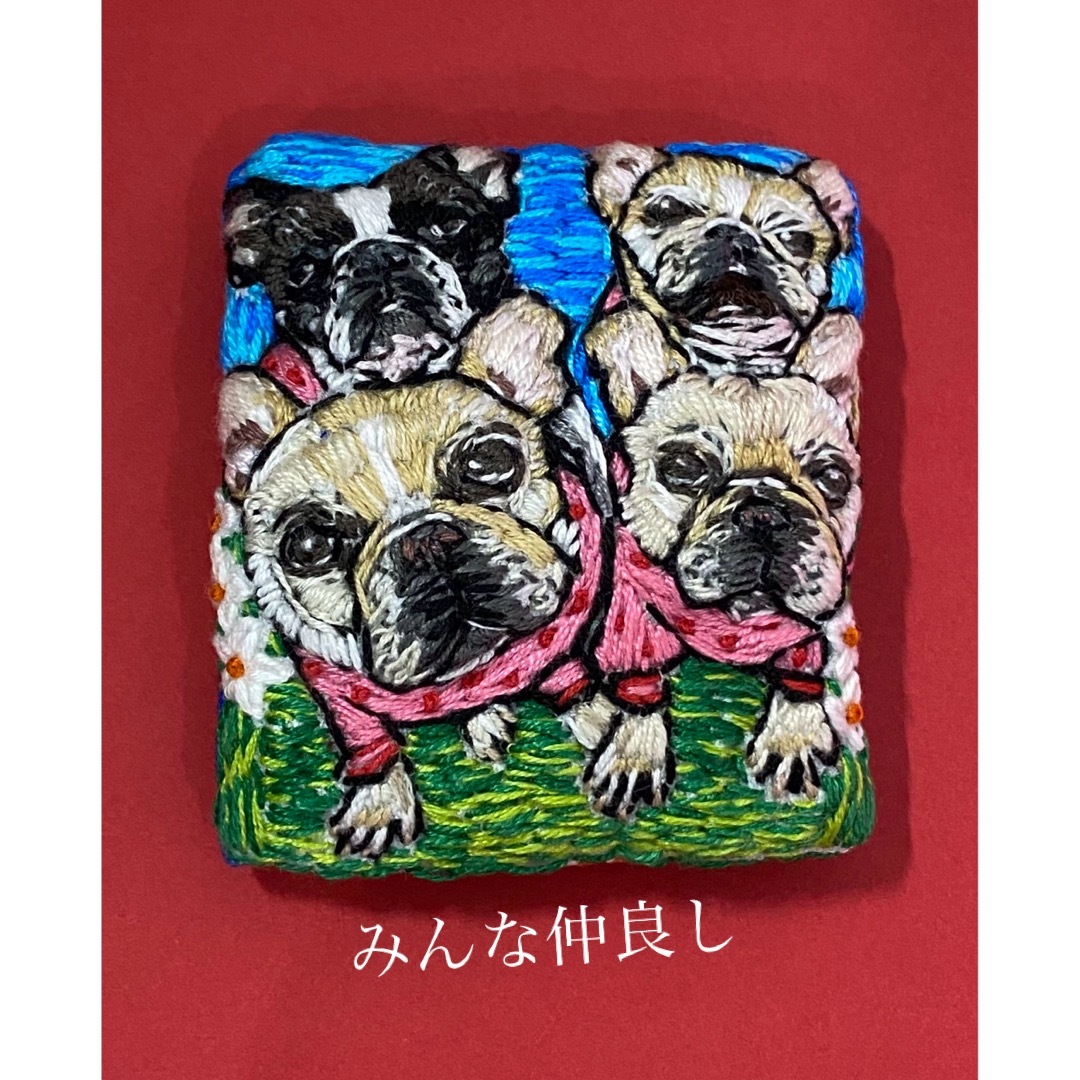★★専用ページ★★ フレンチブルドック 刺繍 ブローチ 1
