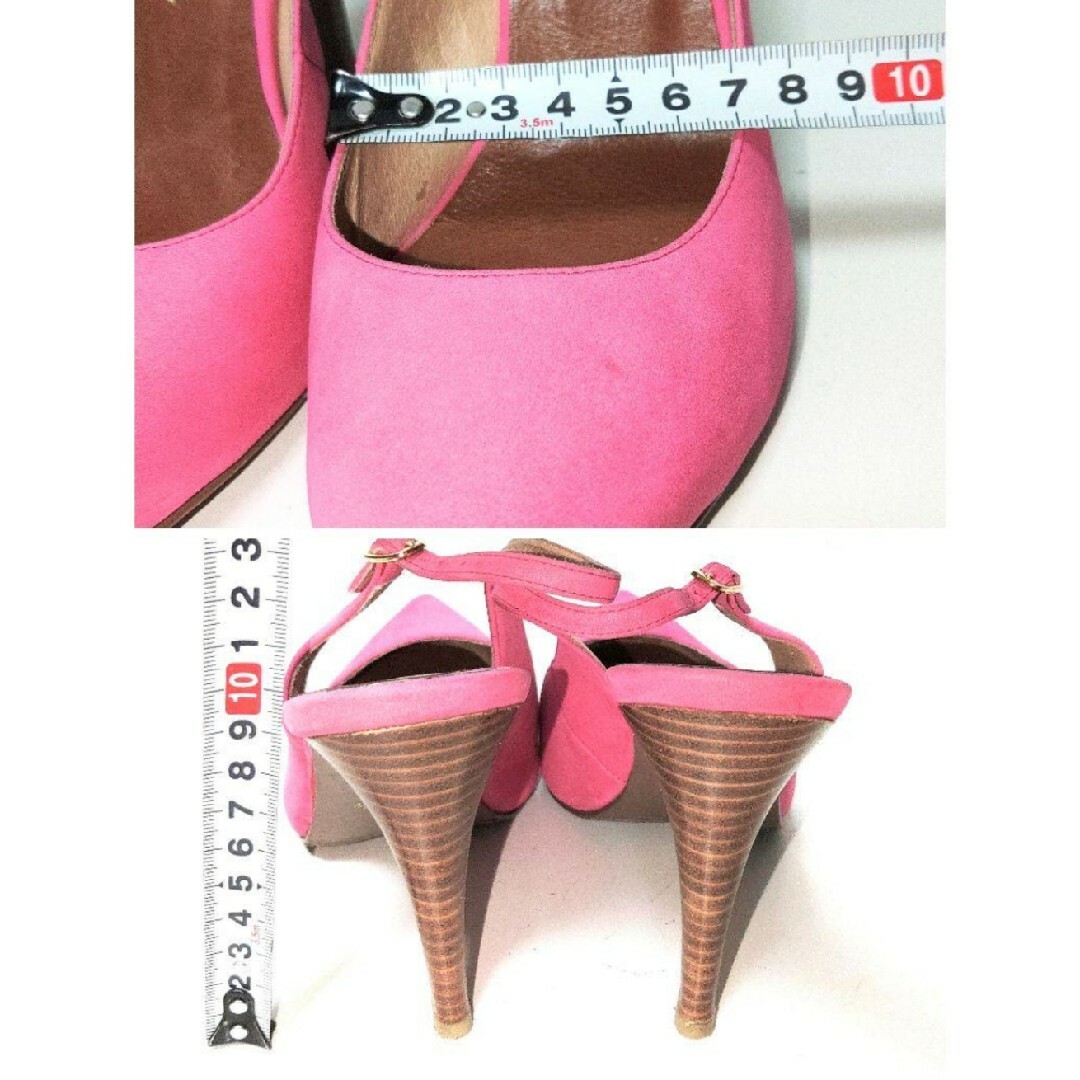 Scull Donna★スエード★パンプス★ヒール★サンダル★size23·5 レディースの靴/シューズ(ハイヒール/パンプス)の商品写真