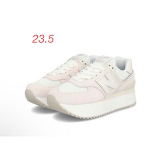 ニューバランス(New Balance)のnew balance ニューバランス WL574ZSO 白　23.5(スニーカー)