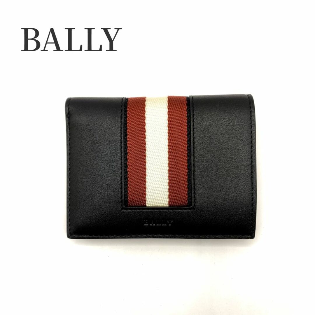 【新品】BALLY バリー 二つ折り財布 メンズ 小銭入れなし 本革 レザー