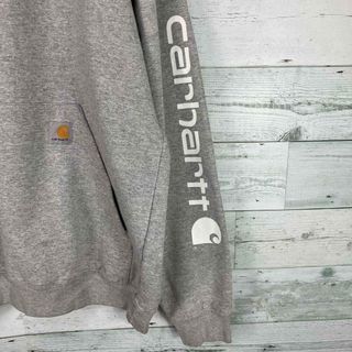 carhartt - カーハート 古着 袖ロゴ プリント プルオーバー スウェット