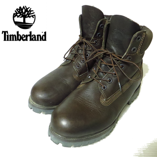 ティンバーランド(Timberland)の美品 ティンバーランド レザー ブーツ 27567 ブラウン 約27㎝(ブーツ)