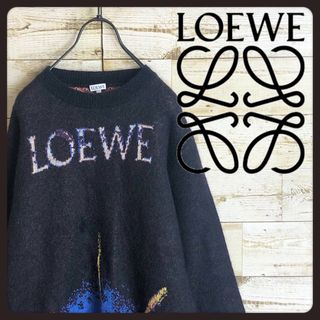 即完売 loewe ロエベ サンライズ ニット セーター 希少デザイン