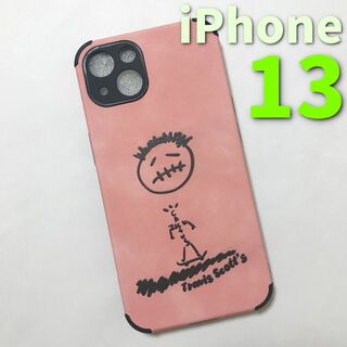 Travis Scott iPhoneケース 13 ピンク トラビススコット(iPhoneケース)