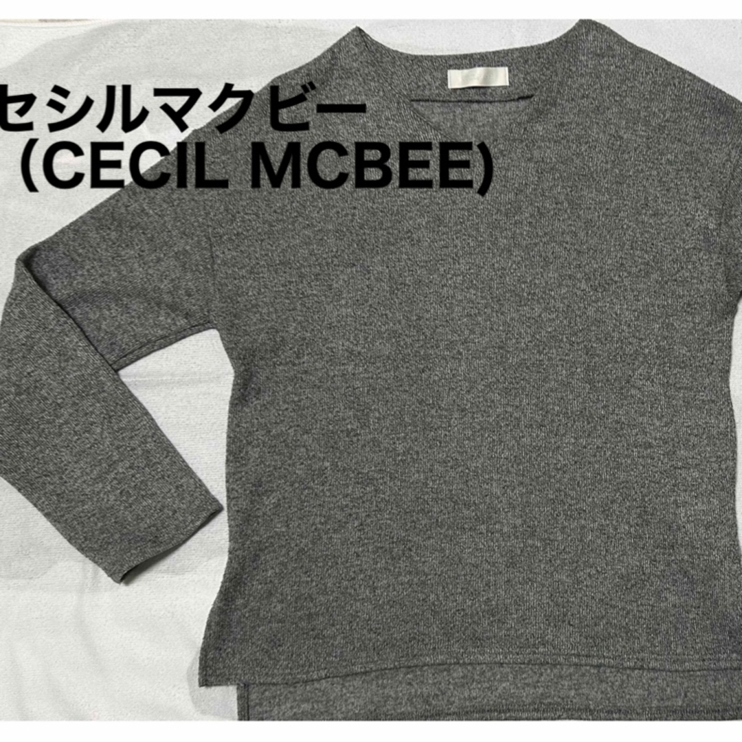 CECIL McBEE(セシルマクビー)のセシルマクビー （CECIL MCBEE) 裏起毛　ニット　美品 レディースのトップス(ニット/セーター)の商品写真