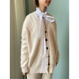 【Ballsey】フラッフィーヤーン Vネックカーディガン