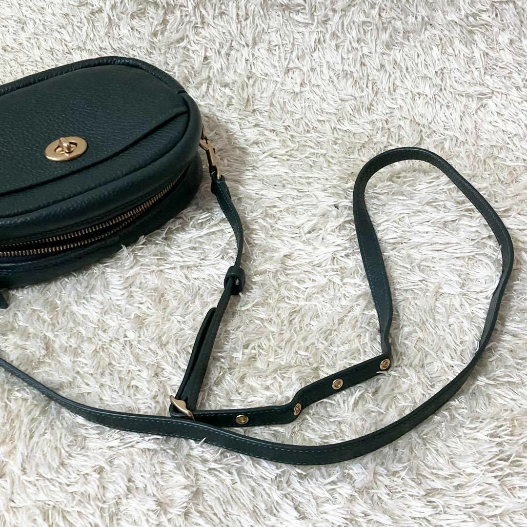 極美品　コーチミニショルダー　COACHカメラバッグ　グレー