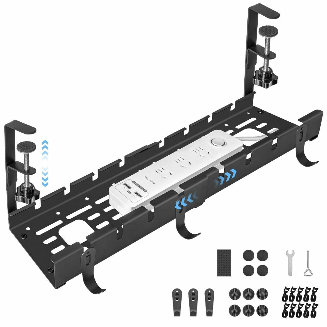 【新着商品】IMILLET ケーブルトレー 伸縮 ワイヤーケーブルトレー 配線隠