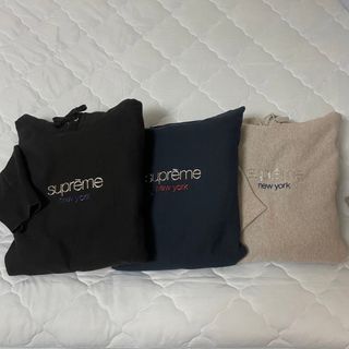 シュプリーム(Supreme)のSupreme Chrome Classic Logo Hoodie mサイズ(パーカー)