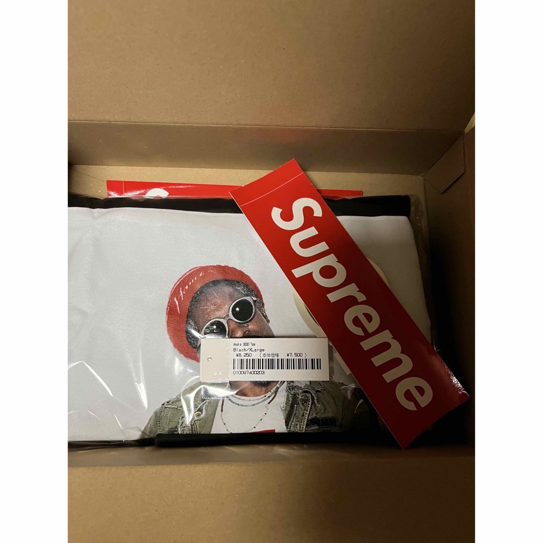 Supreme(シュプリーム)のsupreme André 3000 Tee Black XLarge 黒 メンズのトップス(Tシャツ/カットソー(半袖/袖なし))の商品写真