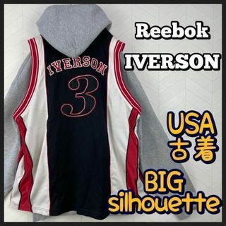 Reebok - 激レア USA古着 リーボック アイバーソン ゲームシャツ