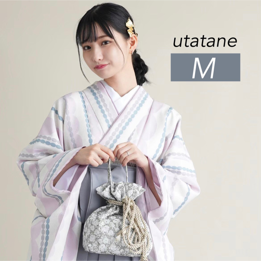 新品【着物＋袴セット】utatane ウタタネ 二尺袖着物 袴 Mサイズの通販 ...