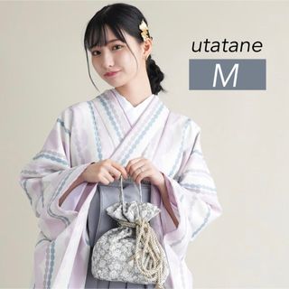 新品【着物＋袴セット】utatane ウタタネ 二尺袖着物 袴 Mサイズ(着物)