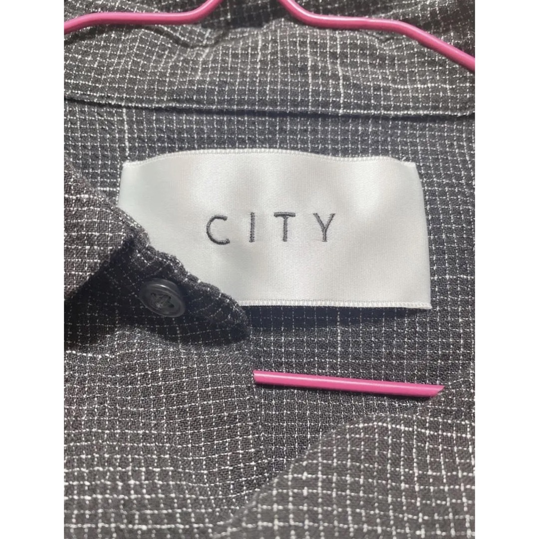CITY(シティ)のCITY チェックショートスリーブシャツ メンズのトップス(シャツ)の商品写真