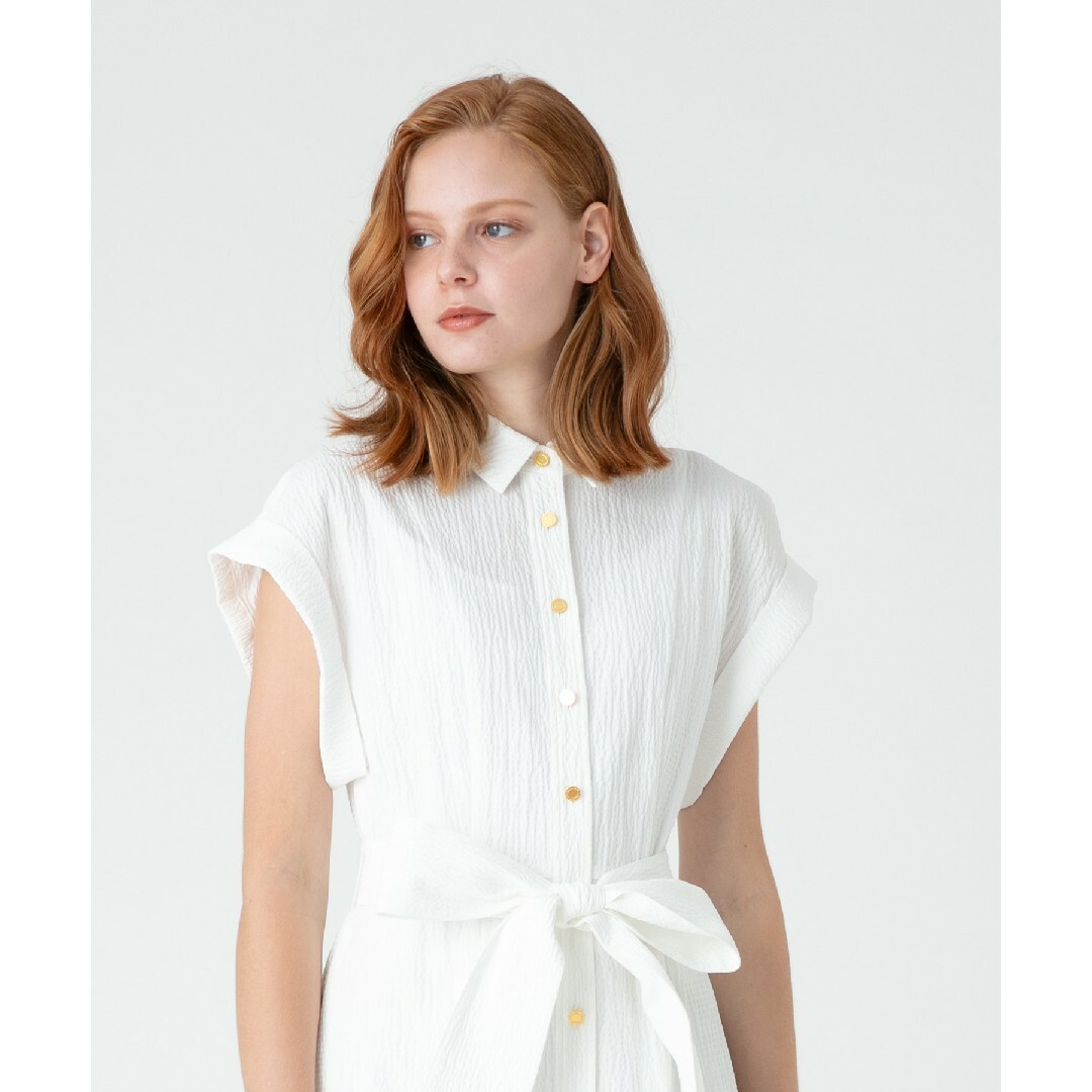 LOULOU WILLOUGHBY - 新品 23SS リップルシャツワンピースの通販 by