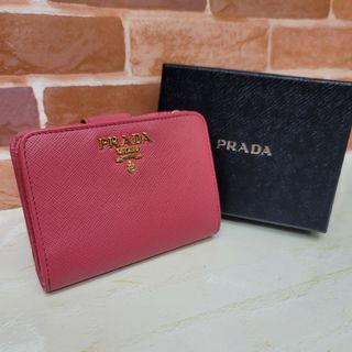 PRADA - PRADA☆鑑定済☆サフィアーノ 1ML225 PEONIA プラダ財布の通販