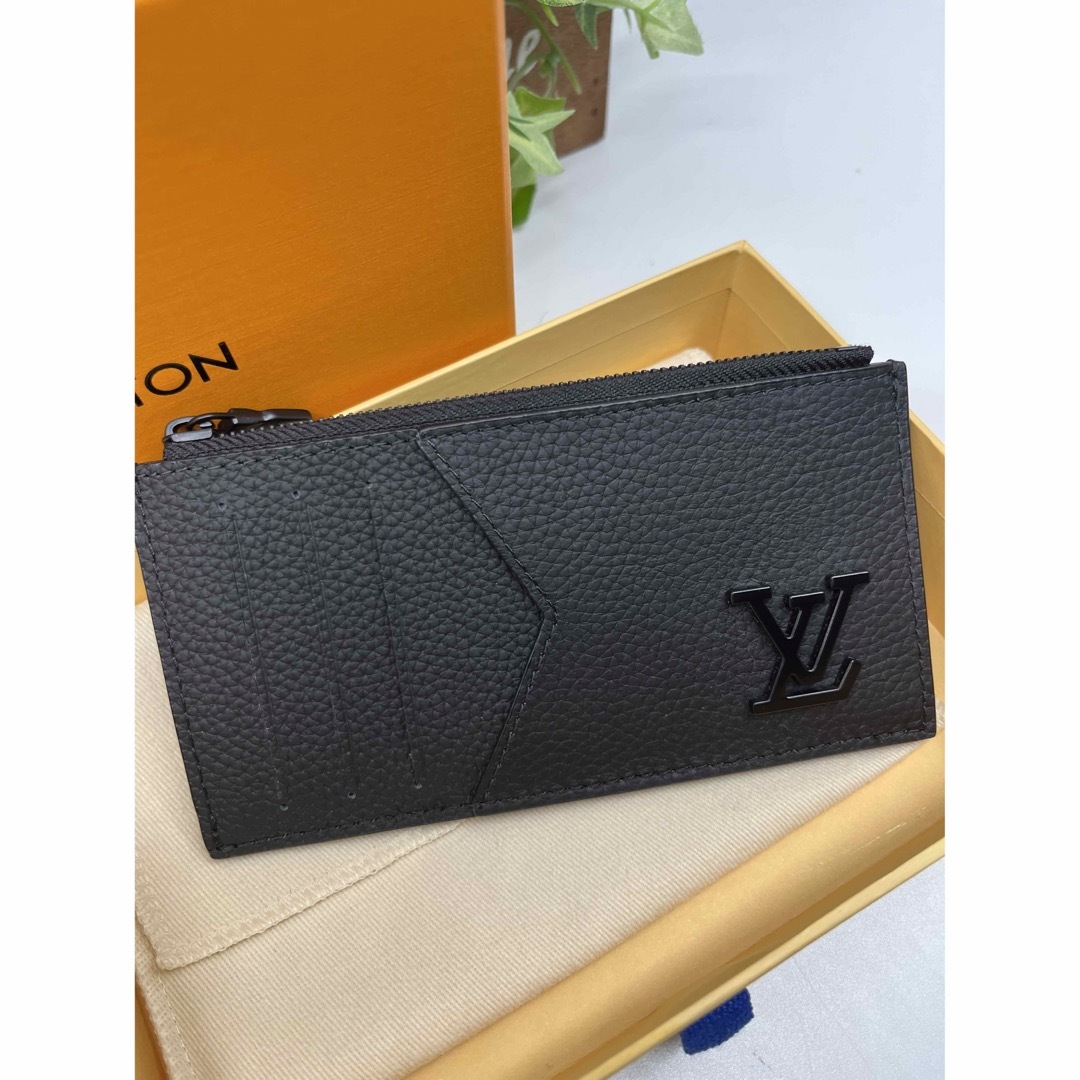 極美品】LOUIS VUITTON フラグメントケース LVアエログラムBLK-