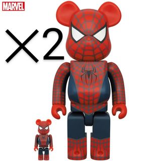 ベアブリック(BE@RBRICK)のBE@RBRICK FRIENDLY SPIDER-MAN 100％ & 400(その他)