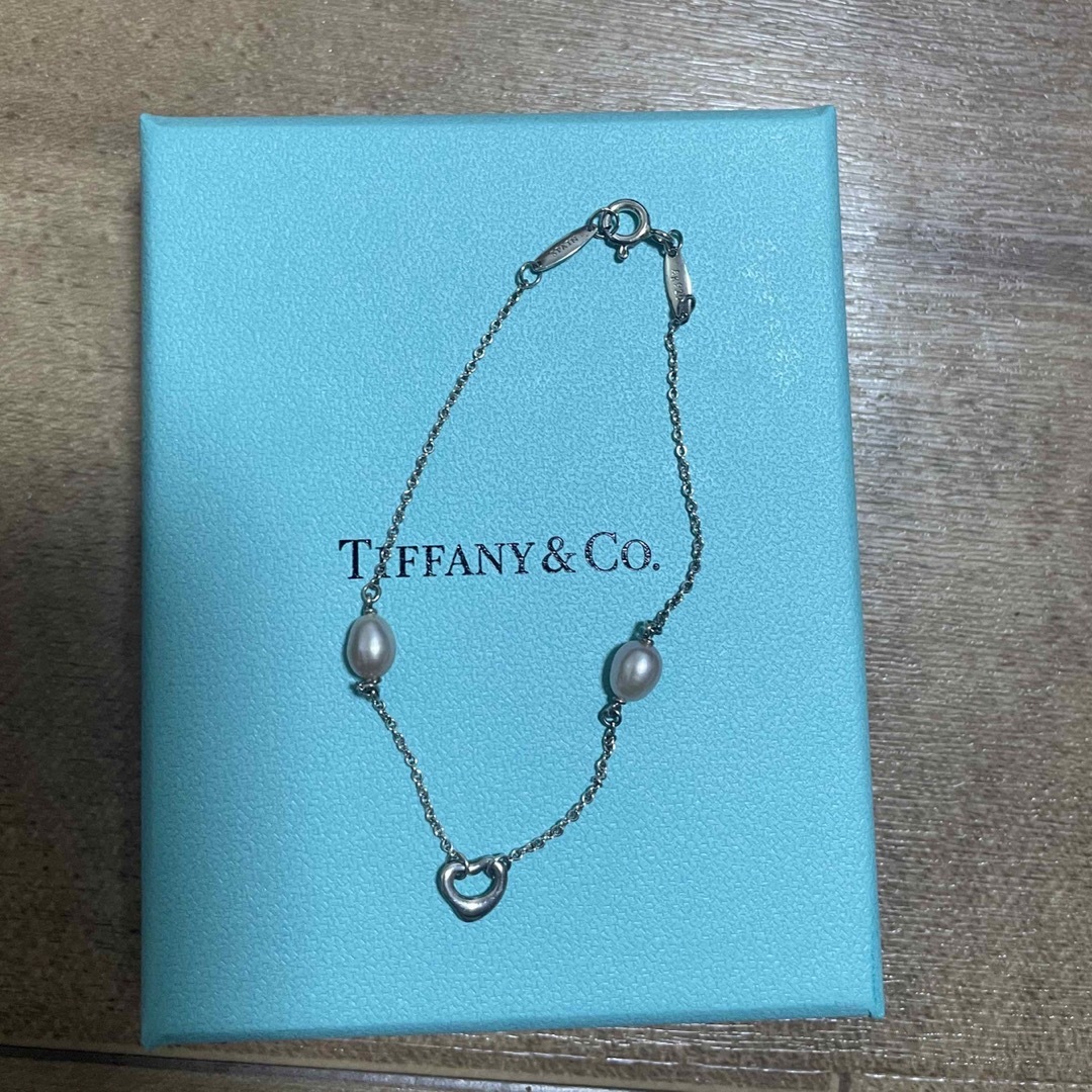 Tiffany & Co.(ティファニー)のTiffany パールバイザヤードオープンハートブレスレット レディースのアクセサリー(ブレスレット/バングル)の商品写真