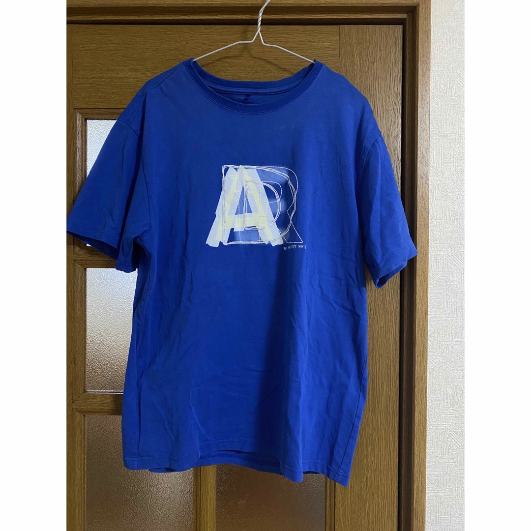 adererror アーダーエラー　tシャツ　ブルー メンズのトップス(Tシャツ/カットソー(半袖/袖なし))の商品写真