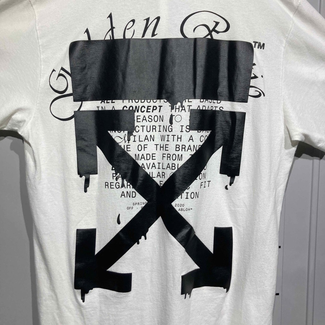 OFF-WHITE/DRIPPING ARROWS/Tシャツ/L/コットン/白 | yoshi-sushi.ca