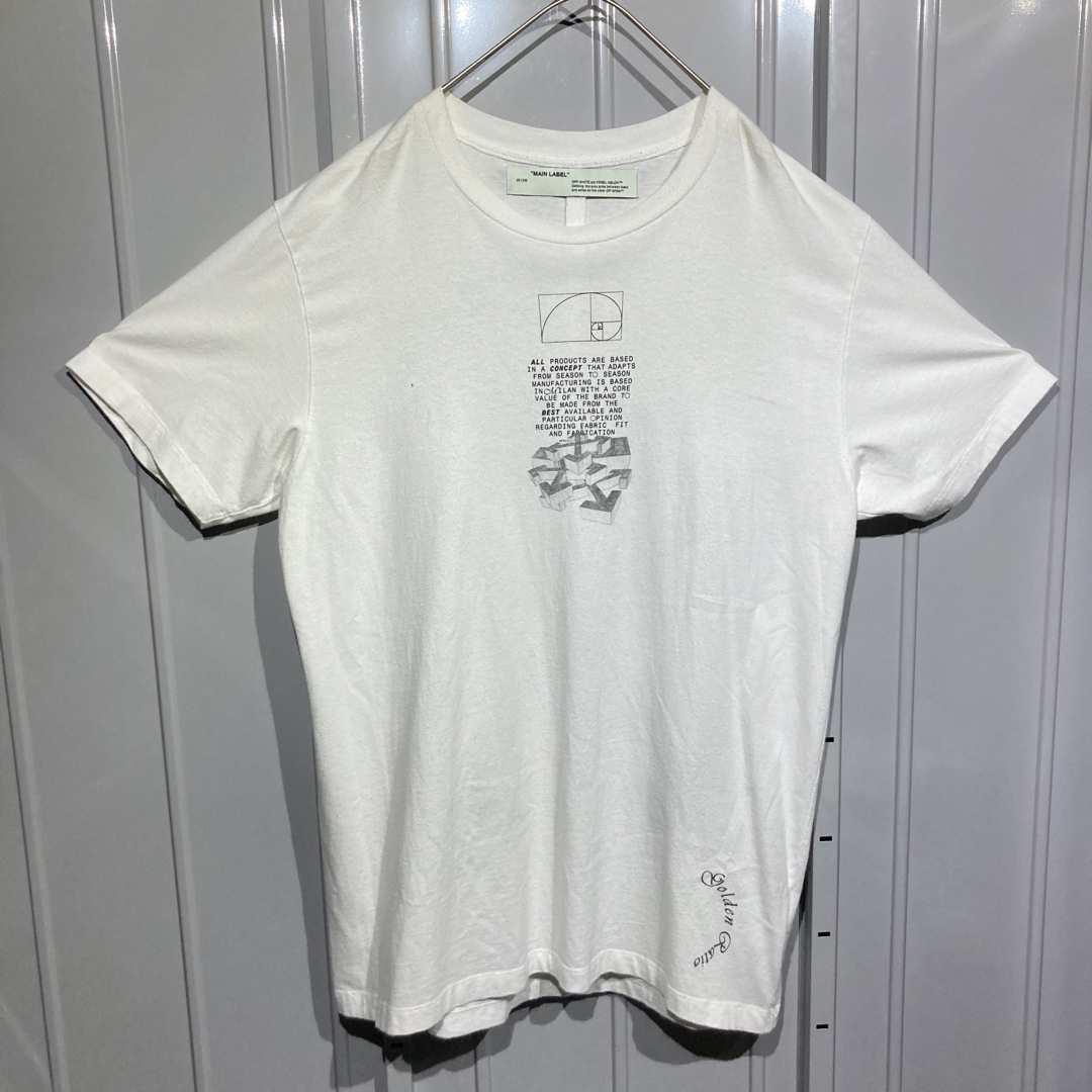 OFF-WHITE - OFF-WHITE/DRIPPING ARROWS/Tシャツ/L/コットン/白の通販